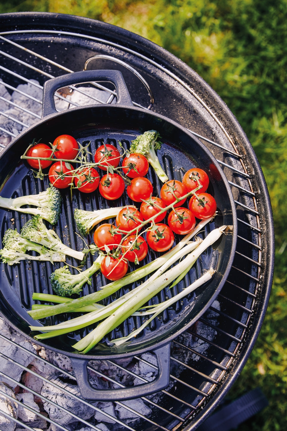 Alva Braadpan - Dutch Oven Ovaal Nori 31 x 21 cm + Gratis Leren Handvaten- geëmailleerde anti-aanbaklaag