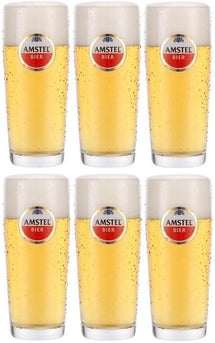 Amstel Bierglazen / Fluitje - 180 ml - 6 stuks