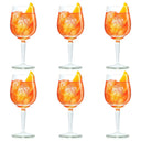 Aperol Spritz Glazen - 450 ml - Officeel Glas - 6 stuks