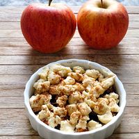 Apple crumble