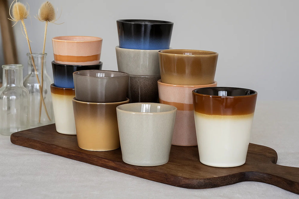 Studio Tavola Koffieset Earth (bekers & koffiekopjes) - 12 stuks