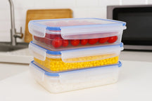 Cookinglife Vershoudbakje Clip & Fresh 1.4 Liter - 23 x 16.5 x 6.5 cm - 3 Stuks