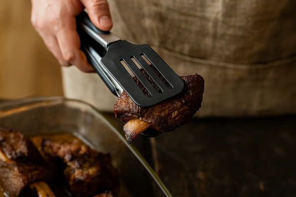 Cookinglife Serveertang RVS Zwart