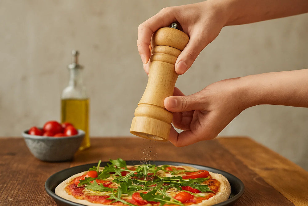 Cookinglife Zoutmolen Rocca Naturel - Keramische Molen - 16.5 cm