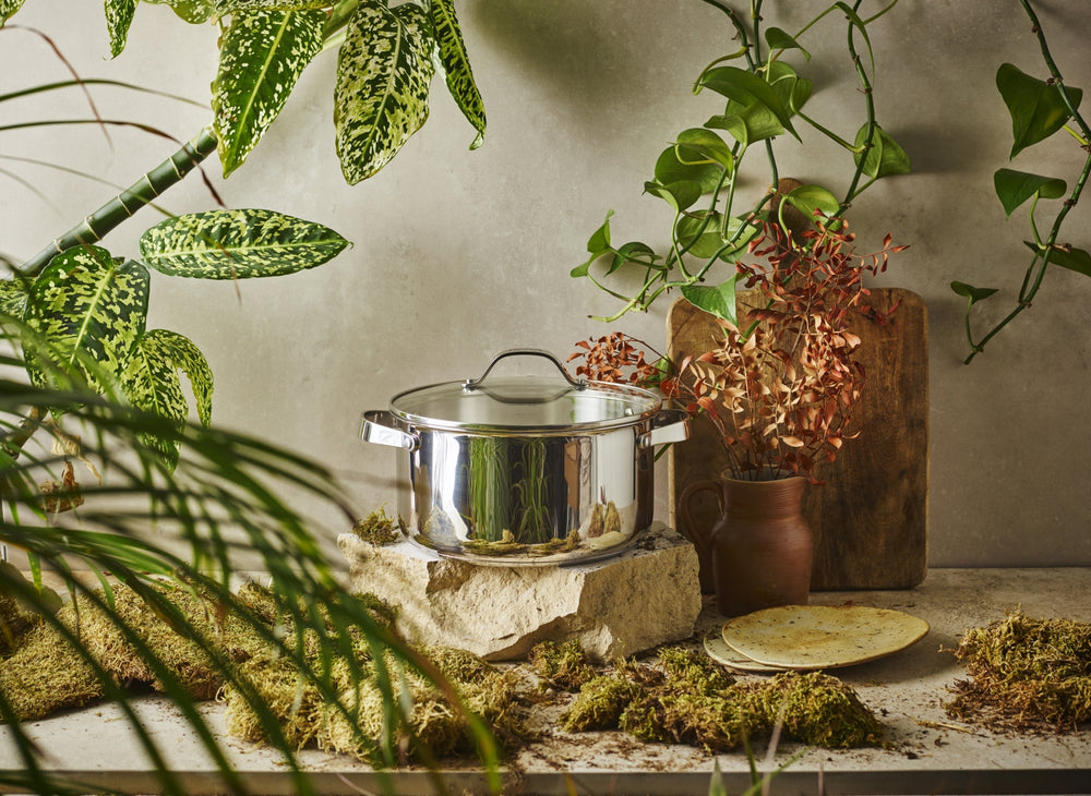 Beka Kookpan met glazen deksel - Cicla - RVS - ø 20 cm - 2.8 Liter - geschikt voor alle warmtebronnen