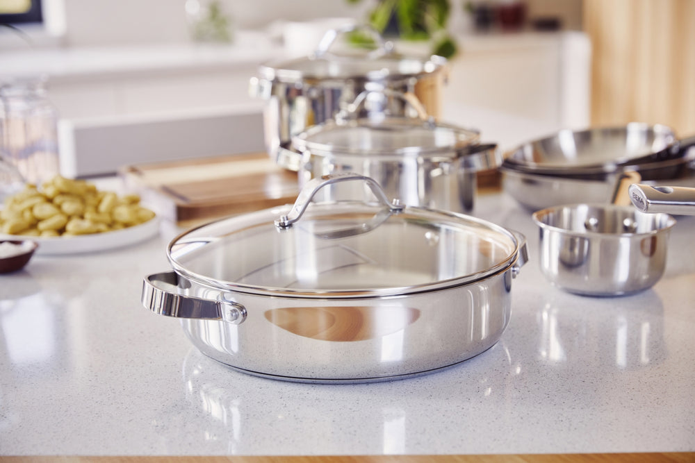 Beka Koekenpannenset Cicla - RVS - ø 20, 24 & 28 cm - zonder anti-aanbaklaag - geschikt voor alle warmtebronnen