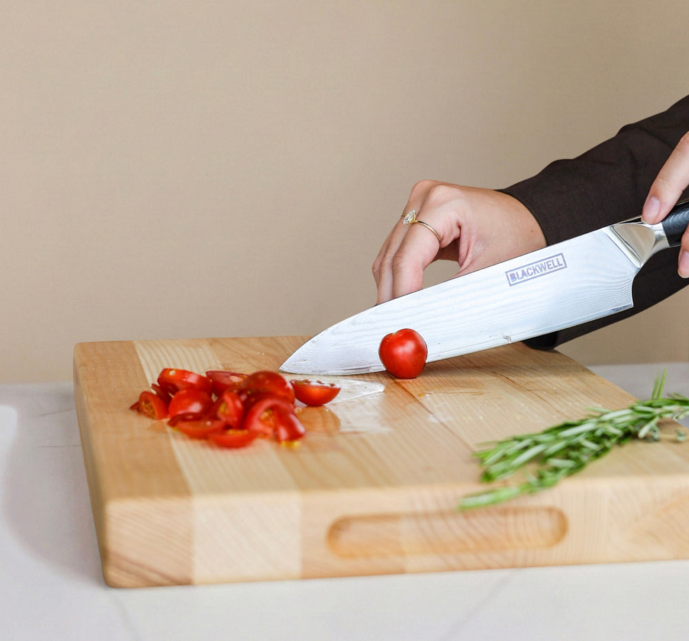 Blackwell Houten Snijplank - Met Greep - Essenhout -  60 x 40 x 4 cm