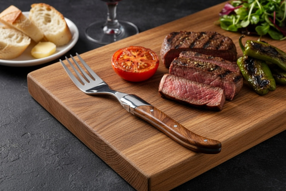 Blackwell Steakbestek Laguiole - Steakmessen & Steakvorken - Rozenhout - 12 Stuks