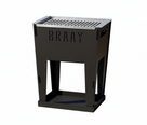 Design Zwart Gecoate Barbecue - Braay - Houtskool BBQ - 30x40x50 cm