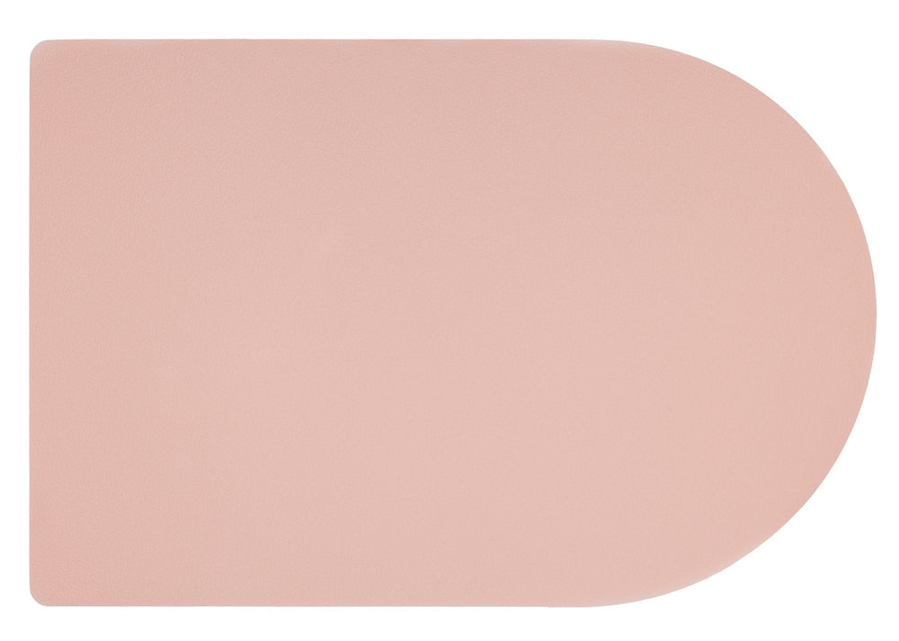 Jay Hill Placemat - Vegan leer - Grijs / Roze - Bread - dubbelzijdig - 44 x 30 cm