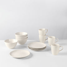 Broste Copenhagen Ontbijtset Nordic Vanilla 12-delig / 4  personen - 4 ontbijtborden, 4 kommen en 4 kopjes