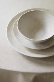 Broste Copenhagen Serviesset Nordic Vanilla 12-delig / 4 personen - 4 dinerborden, 4 ontbijtborden en 4 kommen