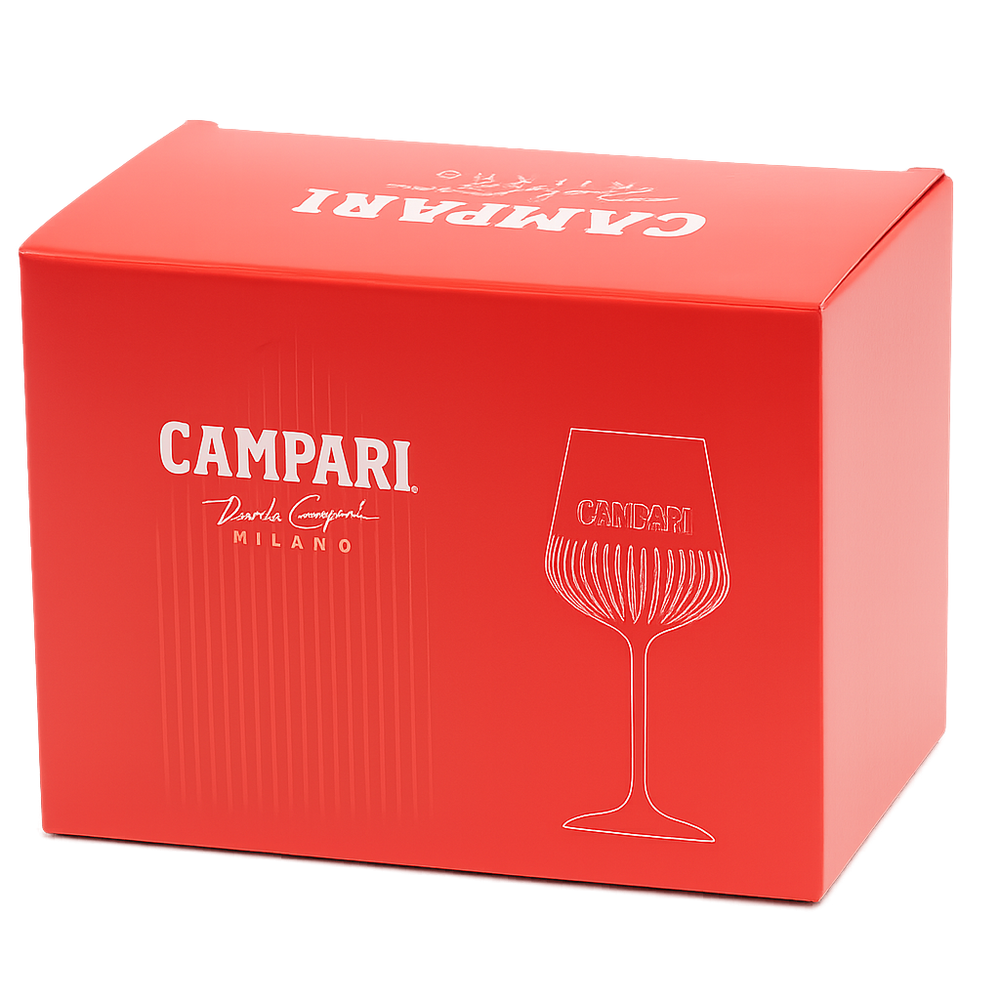 Campari Spritz Glazen 450 ml - Officieel Glas - 6 stuks