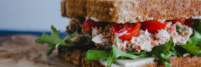 Club sandwich met tonijnsalade