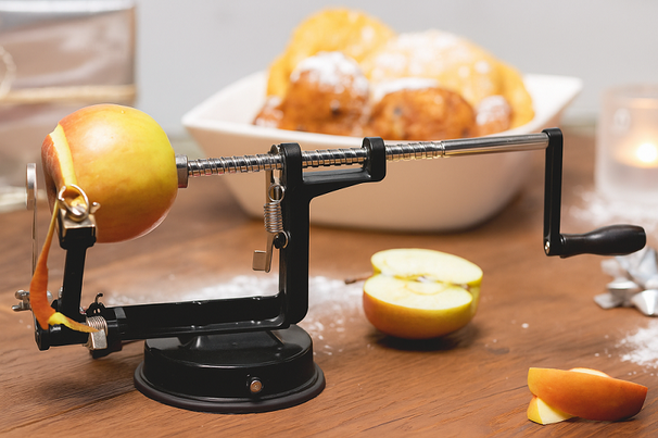 Cookinglife Appelschilmachine met Zuignap - Zwart