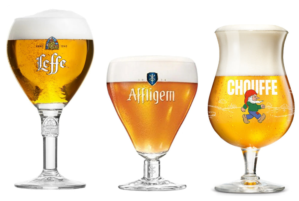 Bierglazen cadeau set - 3 stuks