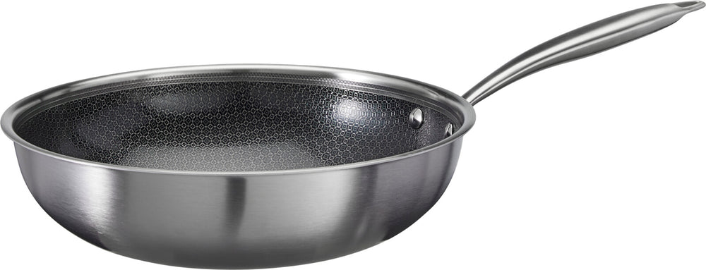 Cookinglife Wokpan HexaCook ø 28 cm - NON STICK - geschikt voor alle warmtebronnen - keramische anti-aanbaklaag