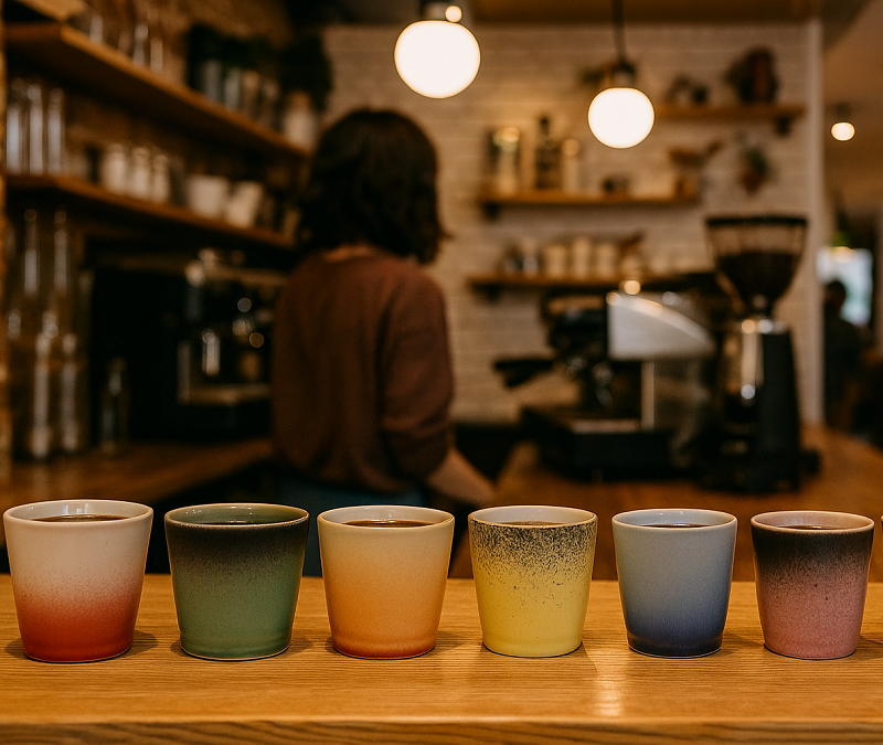 Studio Tavola Koffiekopjes - Senseo Kopjes - Fire - 200 ml - 6 stuks