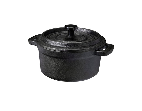 Serveerpan Gietijzer Ø 10 cm - Zwarte Tapas Pan - 275 ml - Cookinglife