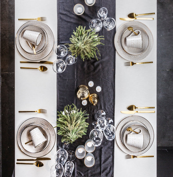 Cosy & Trendy Diepe Borden / Pastaborden Murano Beige ø 18.5 cm - 6 Stuks