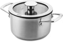 DUCQ Kookpan met deksel - Inductie - Downdraft - RVS - ø 16 cm / 1,5 liter