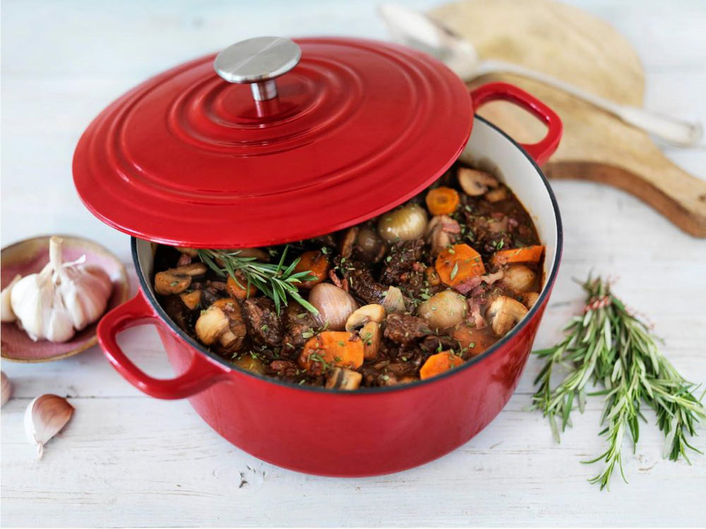 BK Braadpan Bourgogne - Chili Red - ø 20 cm / 2.5 liter