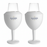 GLICERRR Wijnglas koeler en houder set + glas - 2 stuks