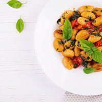 Gnocchi met spinazie