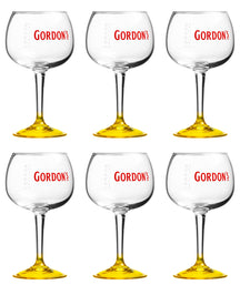 Gordon's Gin Tonic Glazen - Lemon - 6 stuks