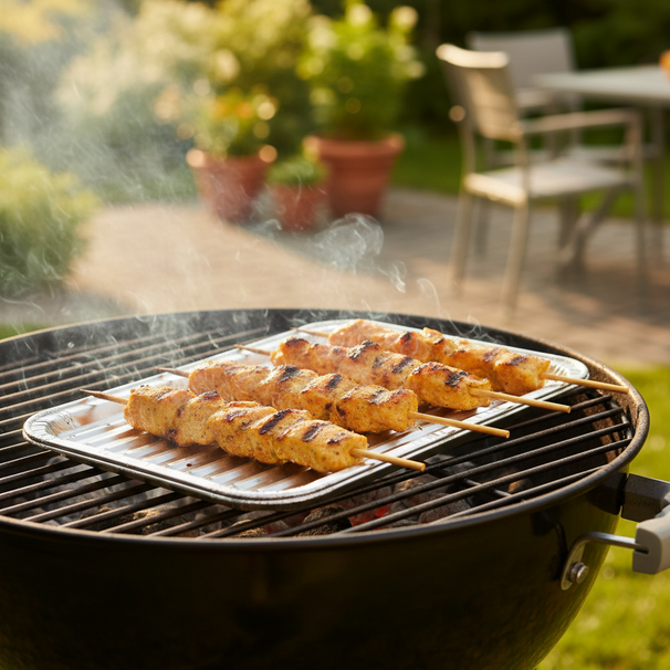 Cookinglife Grill BBQ Aluminium Bakjes / BBQ Grill Tray / Grillschaal 28 x 23 cm - 5 stuks