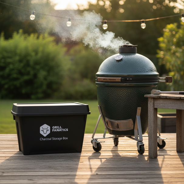 Cookinglife Grill Houtskool Opbergbox 60 x 40 x 42 cm - Vochtbestendig