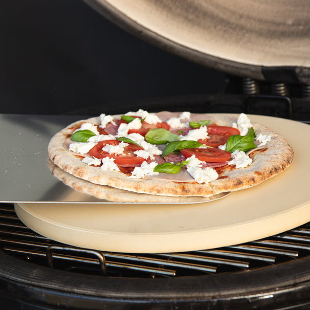 Cookinglife Grill Pizzasteen met houder ø 38 cm