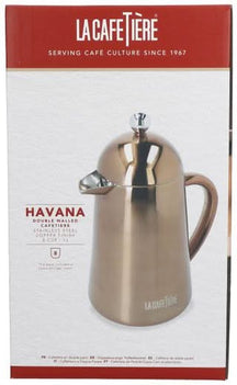 La Cafetière Cafetiere Havana RVS / Copper - Dubbelwandig - 1 Liter / 7 kops