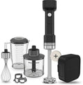 KitchenAid Staafmixer - Draadloos + Accessoires + Uitneembare 12V Batterij - 5KHBRV71BM - Zwart