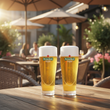 Heineken Bierglazen Ellipse - 250 ml - 2 stuks