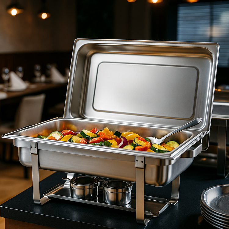 Hendi Chafing Dish Warmhoudbak Gastronorm 9 liter - RVS