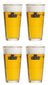 Hertog Jan Bierglas Vaasje 250 ml - 4 stuks