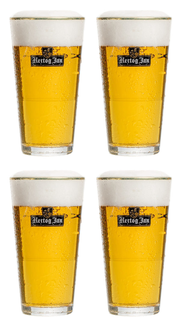 Hertog Jan Bierglas Vaasje 250 ml - 4 stuks