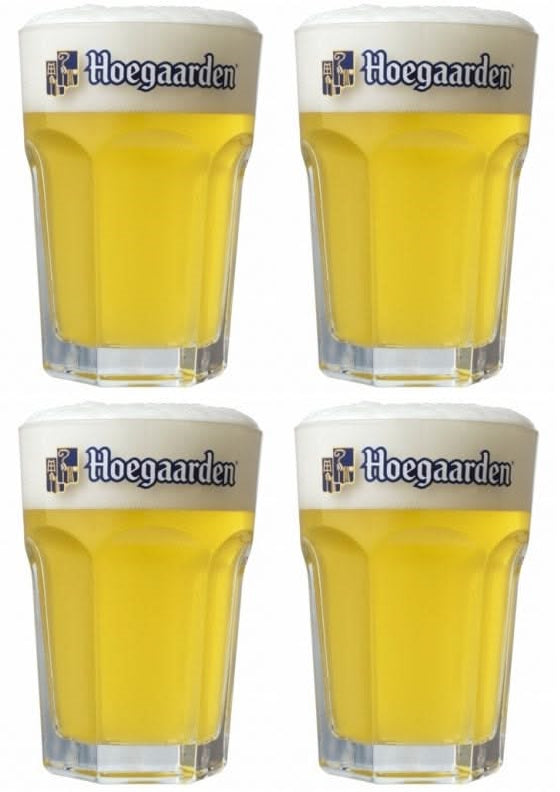Hoegaarden Bierglazen Witbier 250 ml - 4 stuks
