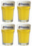 Hoegaarden Bierglazen Witbier 250 ml - 4 stuks
