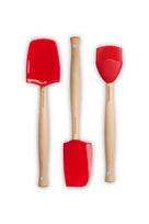 Le Creuset Spatelset - 3 stuks - Premium - Kersenrood