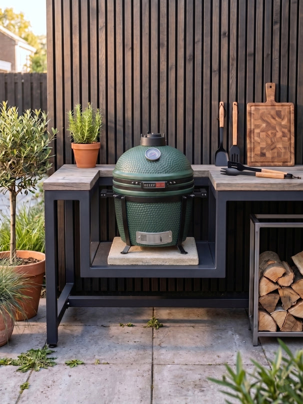 Keij Kamado Kamado BBQ Legend Compact Green - 15 inch