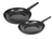Cookinglife Koekenpannenset Black Cera 2-Delig ø 24 & 28 cm - keramische anti-aanbaklaag