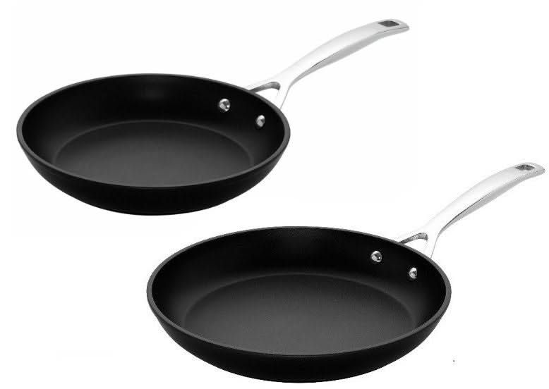 Le Creuset Koekenpannenset Les Forgées TNS - ø 24 en 28 cm + 2 bijbehorende deksels