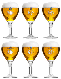 Leffe Bierglazen - 250 ml - 6 stuks