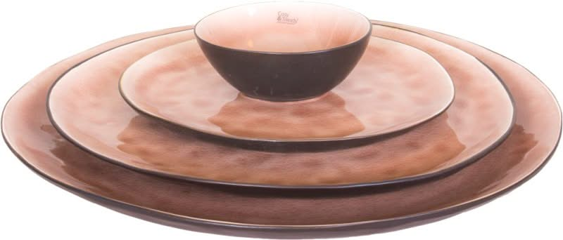 Cosy & Trendy Dinerbord Laguna Old Rose 27 x 23 cm