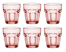 Bormioli Rocco Waterglazen Rock Bar - Oranje - 270 ml - 6 stuks