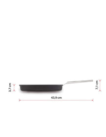 Valira Grillpan Aire - gladde bodem - 23 x 23 cm - standaard anti-aanbaklaag