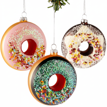 Nordic Light Kerstballenset - Donuts - 3 Stuks