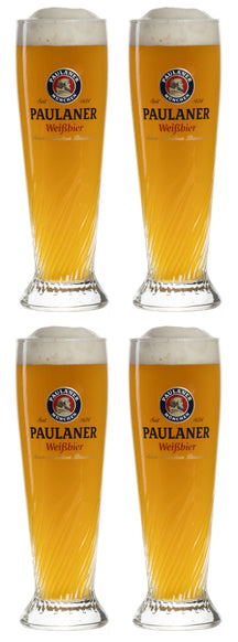 Paulaner Bierglazen Weizen 300 ml - 4 stuks